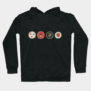 Adventure Scout Badges - long set 4 Hoodie